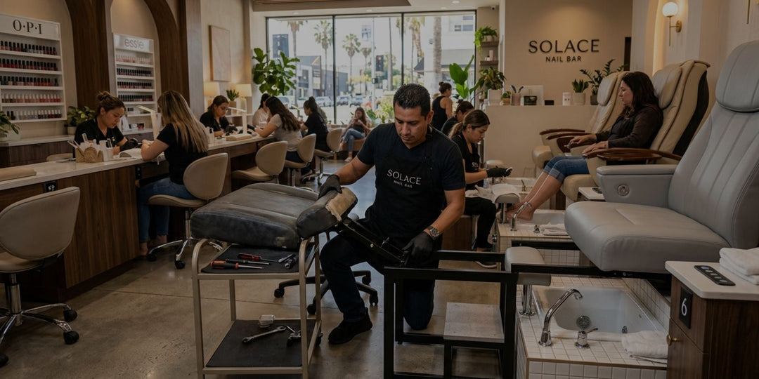 The "Top-Only" Hack: How to Get New Pedicure Chairs Without the New Chair Price Tag