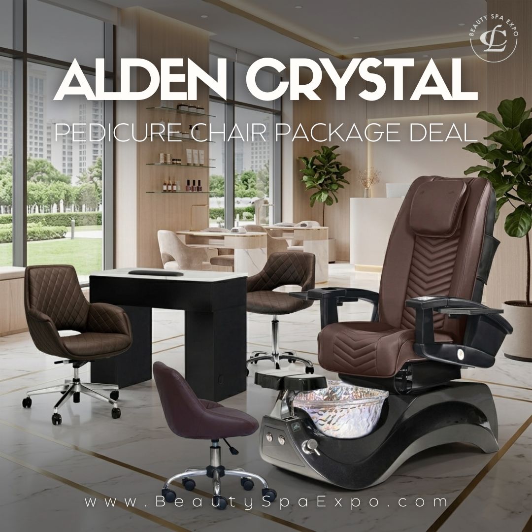 Alden Crystal Pedicure Chair Package Deal