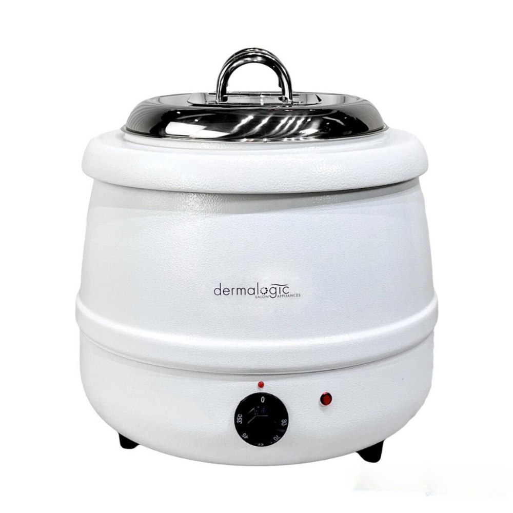 Professional paraffin wax warmer equipment for salon and spa hand and foot treatment services.