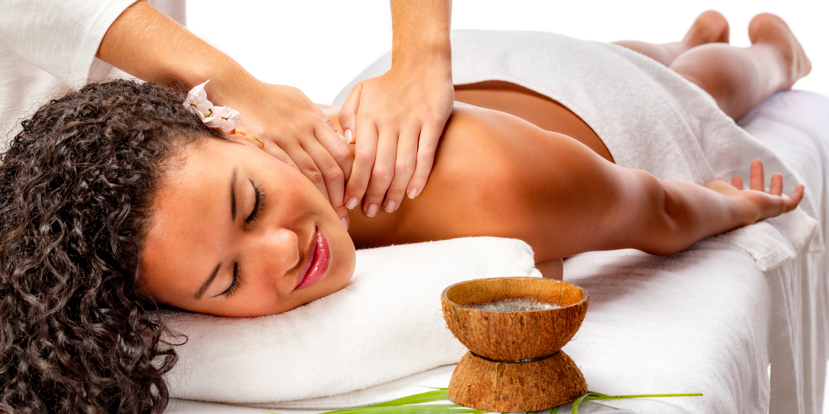 Relaxing and massaging session