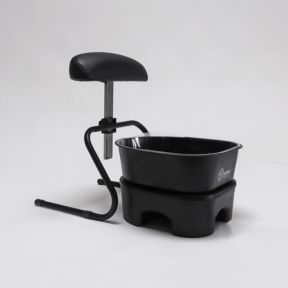 Free-Standing Foot Rest - In Black