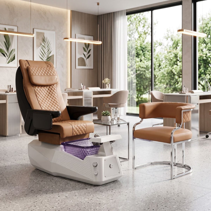 Toepia DM Pedicure Chair + Free YL Glide Salon Customer Chair