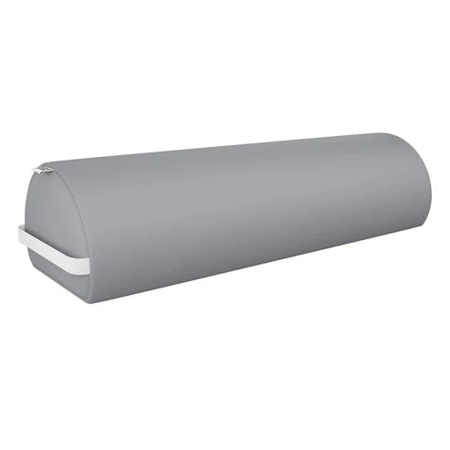 DIR ARC gray semi-round multi-purpose support bolster cushion with handle, designed for patient positioning in massage and physical therapy.