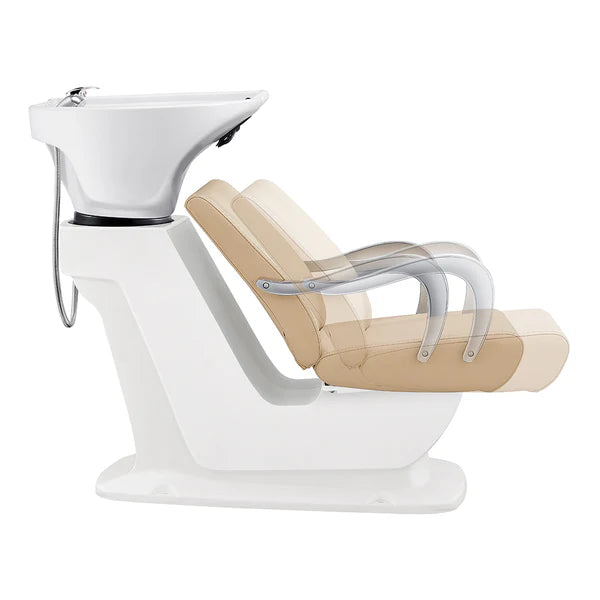 Beckman Salon Shampoo Unit with Adjustable Seat