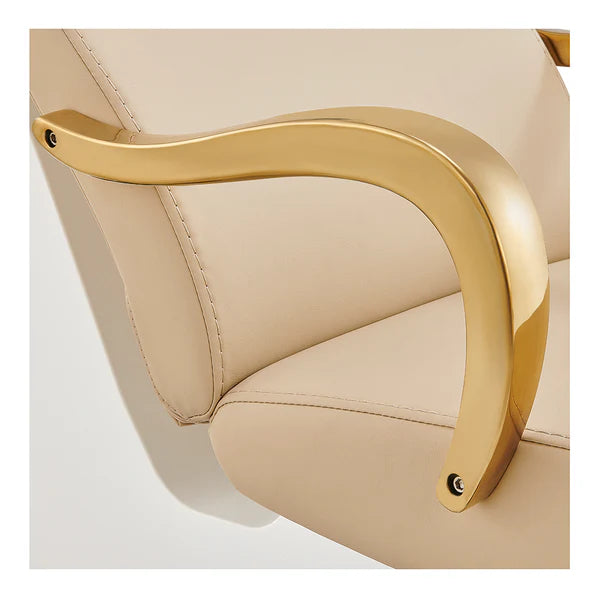 Beckman Gold Shampoo Chair with Adjustable Seat