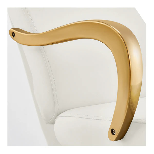 Beckman Gold Shampoo Chair with Adjustable Seat