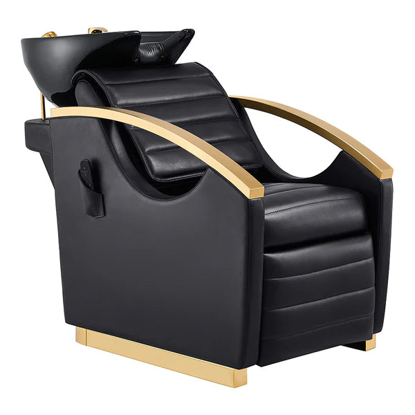 Bella V Gold Reclining Salon Shampoo Massage Chairs