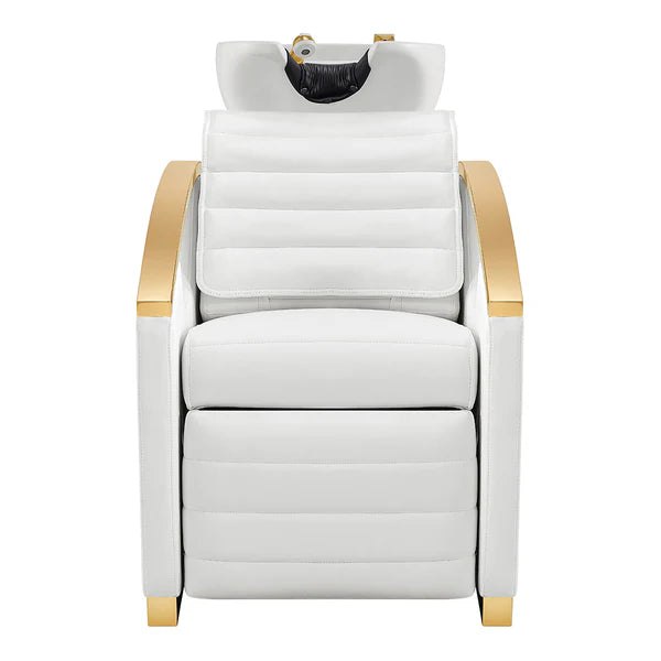 Bella V Gold Reclining Salon Shampoo Massage Chairs