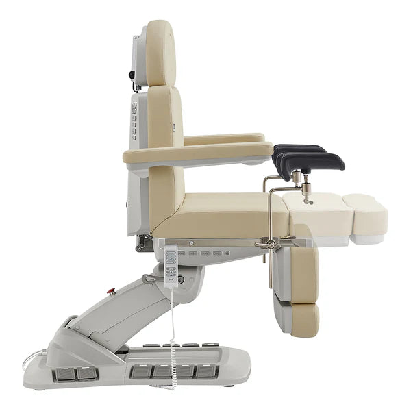 Geneva 4-Motors Exam Table with Stirrups - OB GYN Gynecology