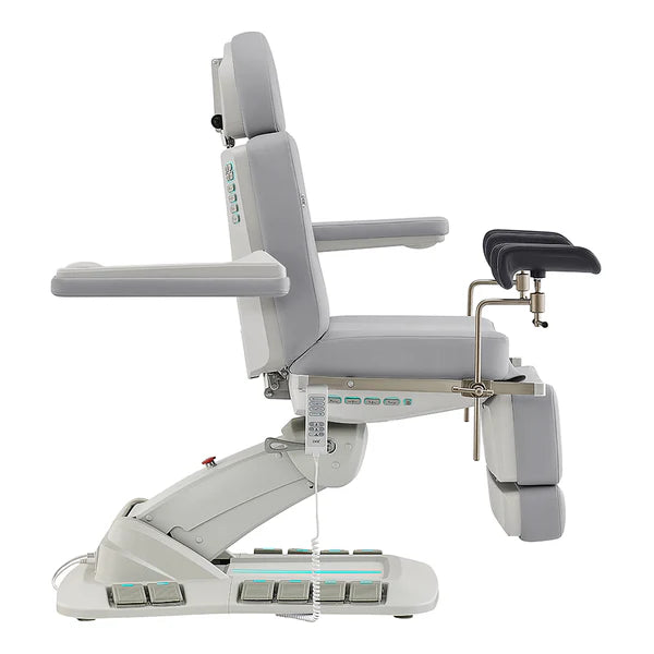 Geneva 4-Motors Exam Table with Stirrups - OB GYN Gynecology