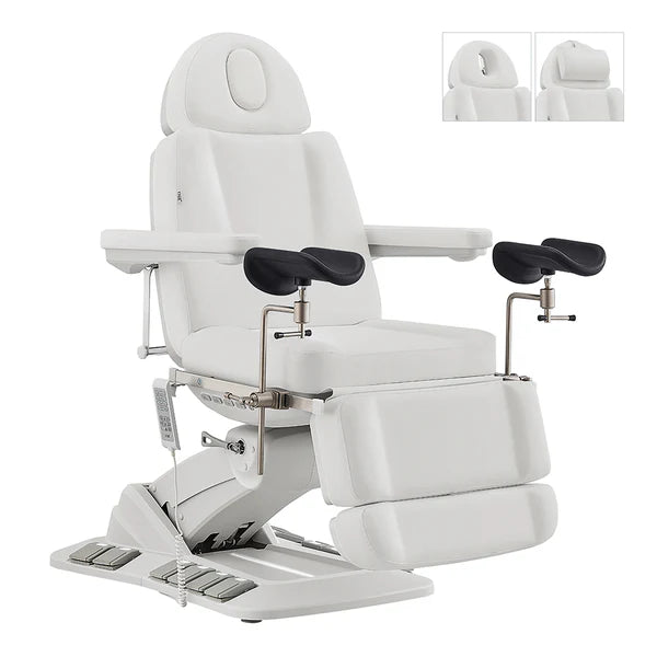 Geneva 4-Motors Exam Table with Stirrups - OB GYN Gynecology