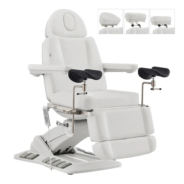 Geneva 4-Motors Exam Table with Stirrups - OB GYN Gynecology