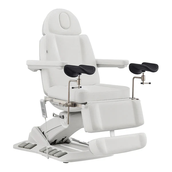 Geneva 4-Motors Exam Table with Stirrups - OB GYN Gynecology