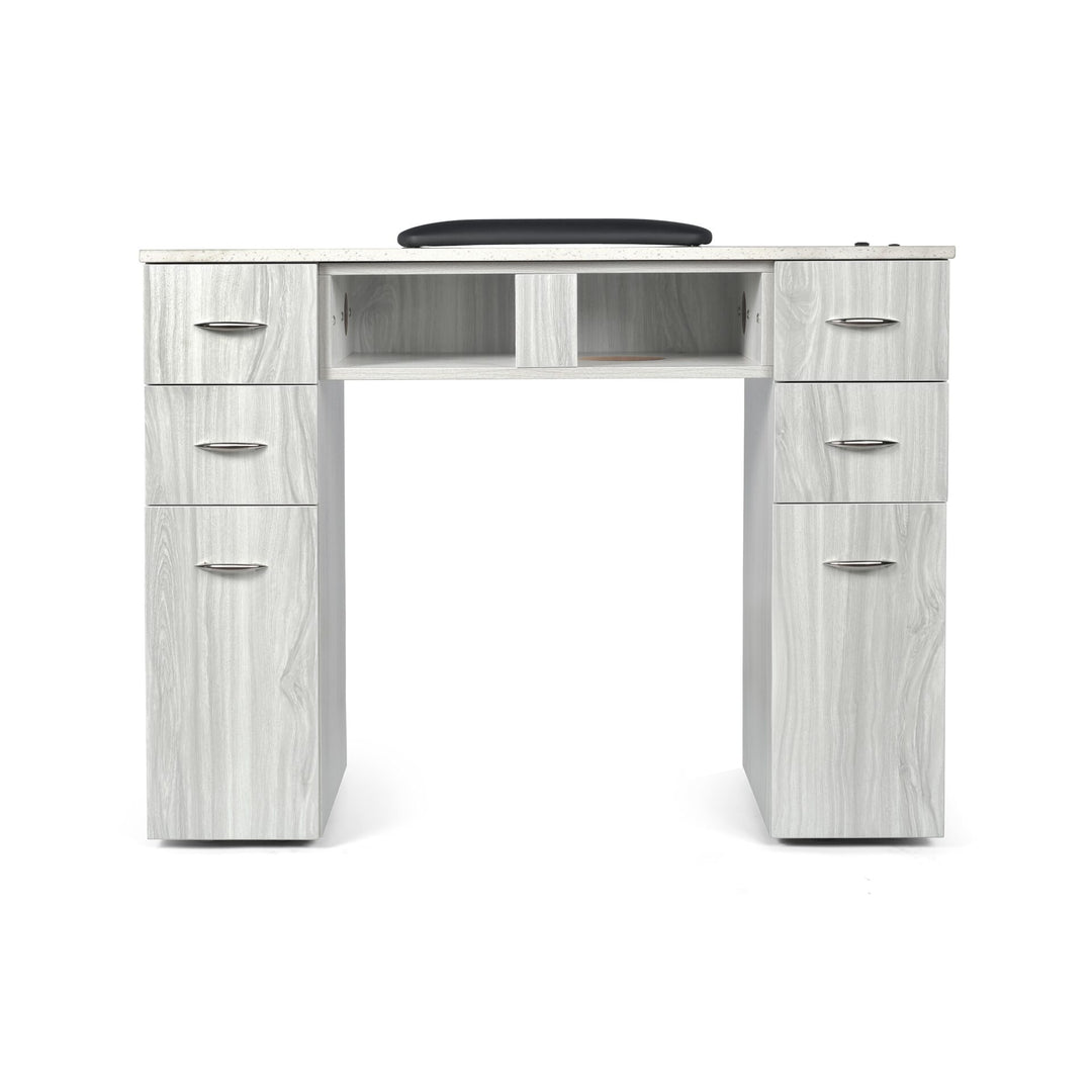 Gray/Gold Nail Table