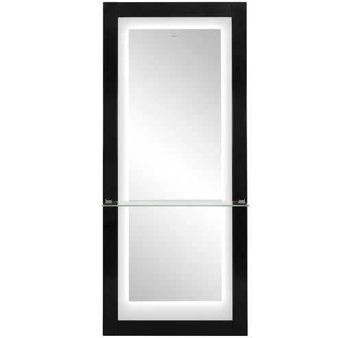Luna LED Lighted Hair Salon Station and Wall Mirror