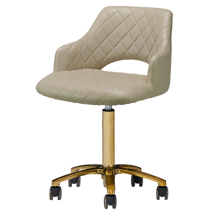 Gem Gold Edition Manicure Technician Stool