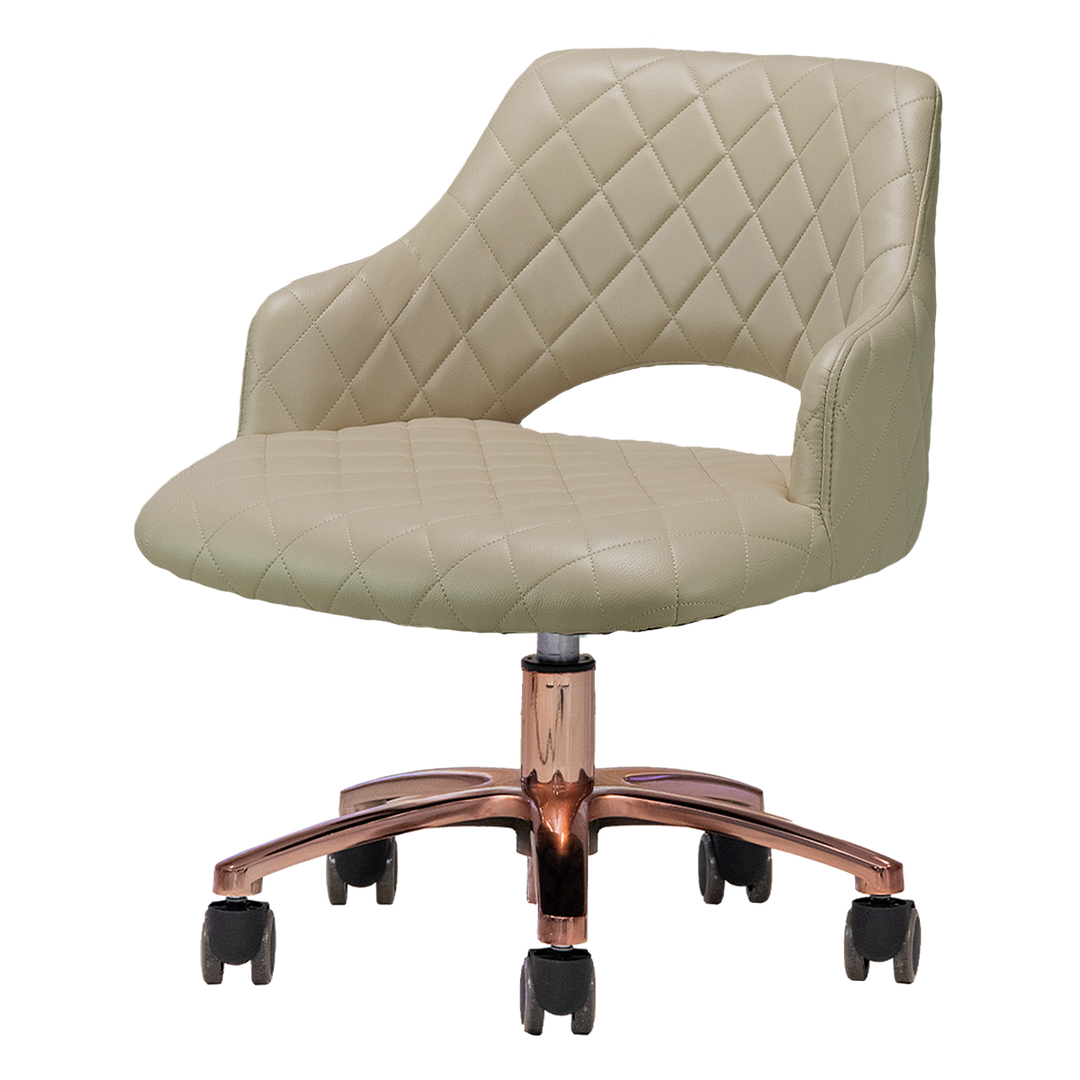 Gem Gold Edition Pedicure Technician Stool