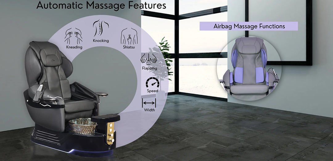 Elora Gold Edition Pedicure Chair