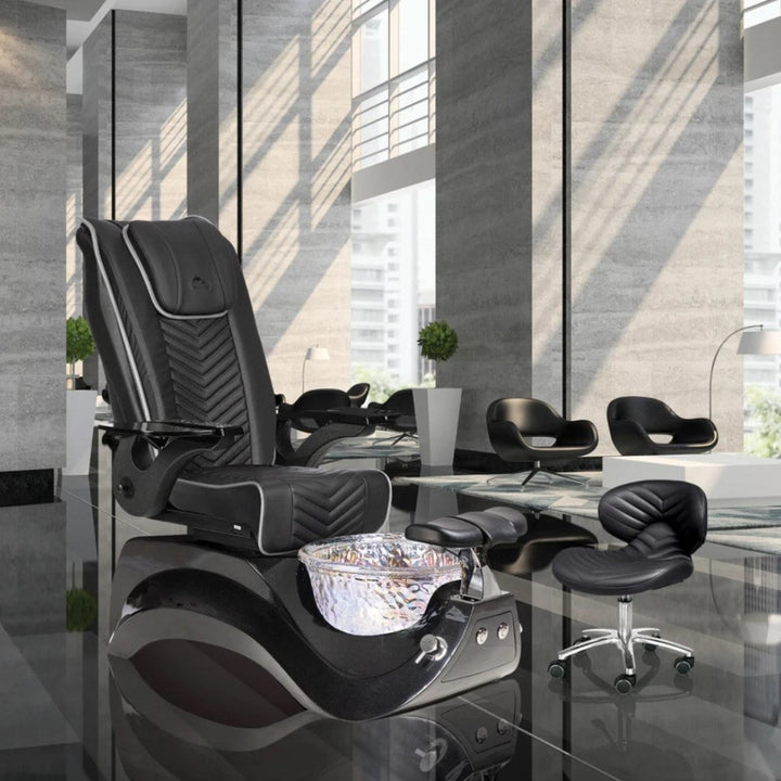 Alden Crystal Pedicure Chair