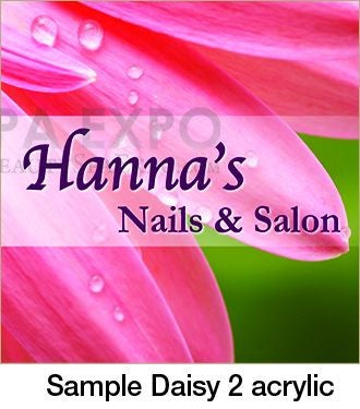 Sign for Reception Desk