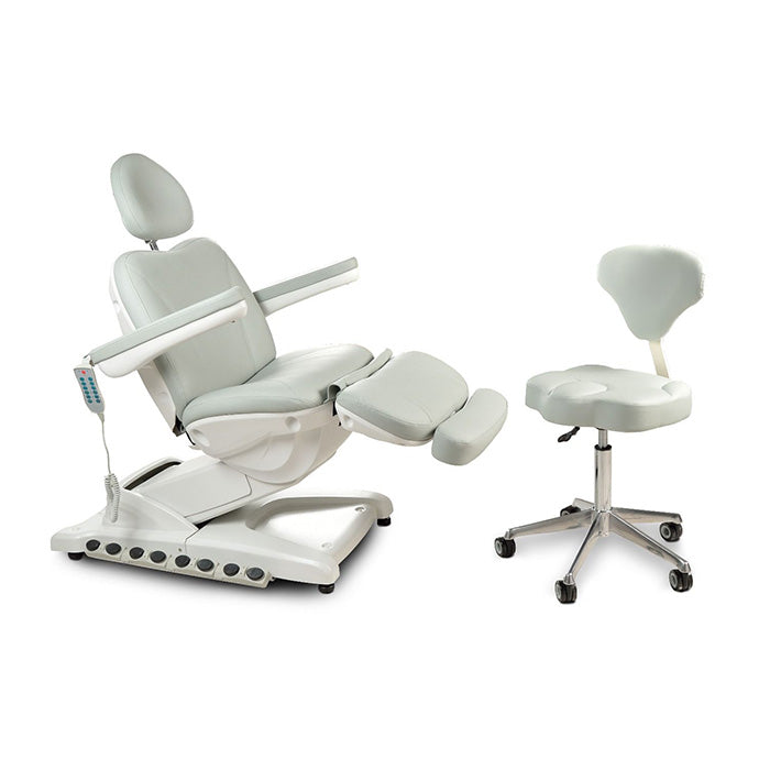 ANS-3872 electric facial bed with adjustable positions, heating function, and motorized design for professional spa treatments.