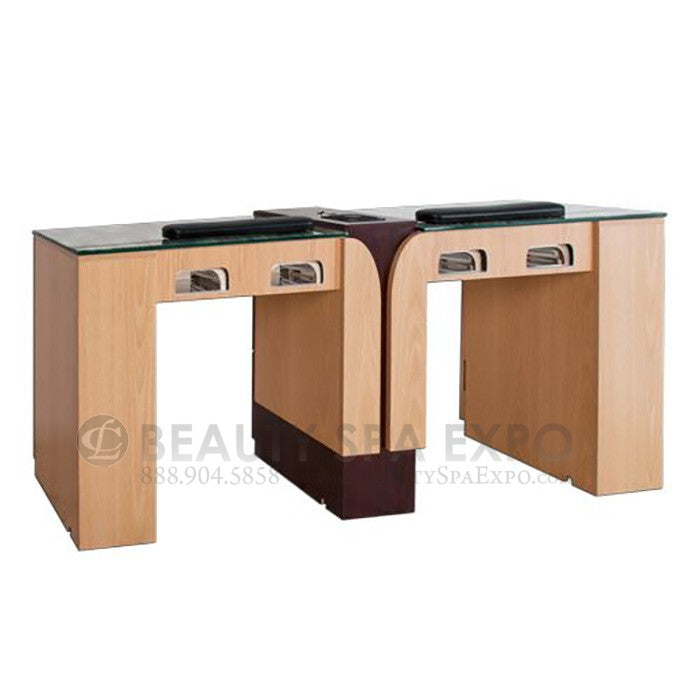 Ion Double Nail Table with UV Gel Lights
