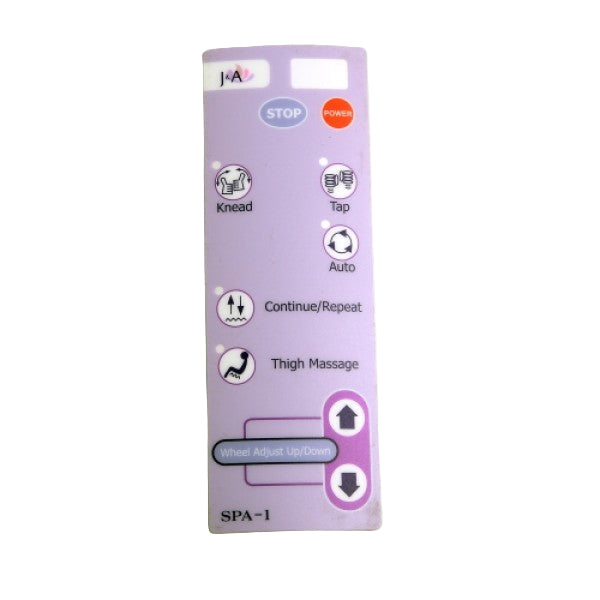 J&A - Sticker for Massage Remote