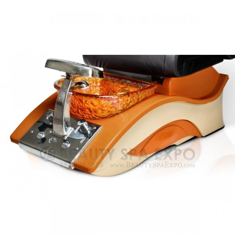 Tiwala Pedicure Chair. Removable glass bowl sink