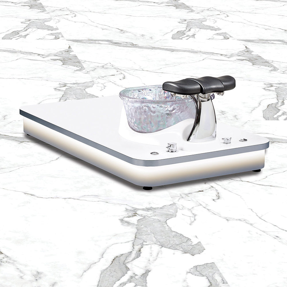 Felicity Freeform Only for Pedicure Chair with LED built.  Compatible with most full function shiatsu massage system.  Easy hook up.  White color is upgrade.    